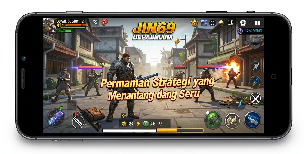 Tampilan gameplay seru JIN69 dengan elemen strategi.