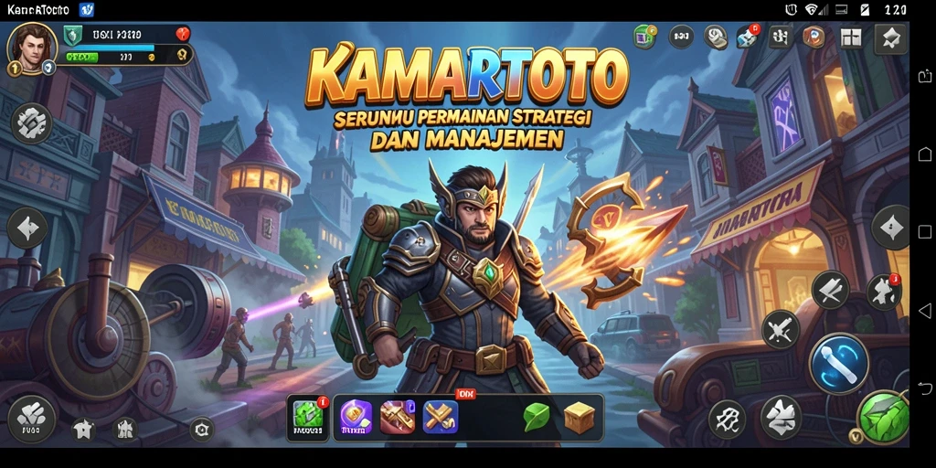 Tampilan gameplay seru KAMARTOTO dengan strategi mendalam.