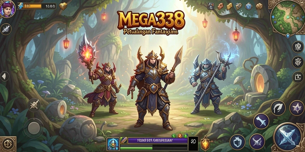 Tampilan gameplay RPG MEGA338 yang menakjubkan dan penuh aksi.