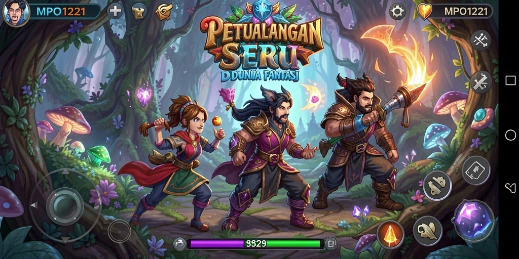Tampilan gameplay MPO1221 yang menakjubkan dan penuh aksi.