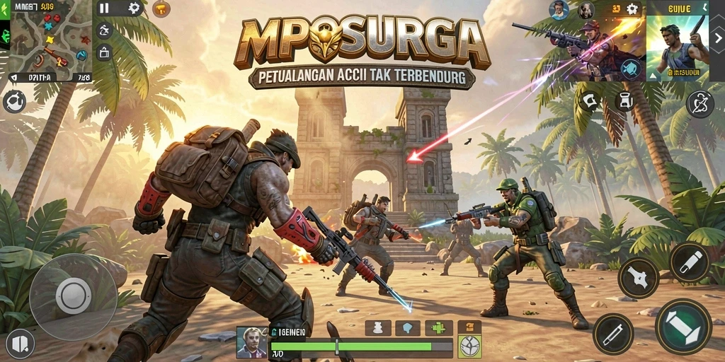 Tampilkan aksi mendebarkan dalam gameplay MPOSURGA.