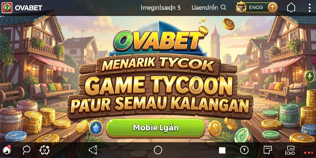 Tampilan gameplay menarik dari OVABET dalam mengelola bisnis.
