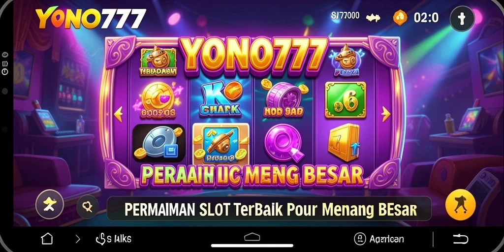 Screenshot menunjukkan gameplay Slot yang seru dan menghibur di YONO777.